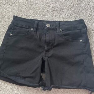 American Eagle Outfitters Black Denim Shorts